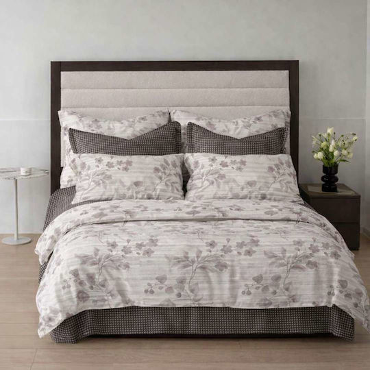 Set Huse Pentru Pilote Dublu 200x230cm Gri