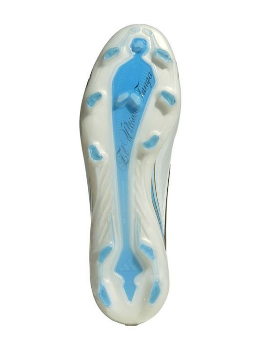 adidas F50 Messi Pro FG Fußballschuhe mit Stollen Ivory / Semi Blue Burst / Icey Blue adidas F50 Messi Pro FG Fußballschuhe mit Stollen Ivory / Semi Blue Burst / Icey Blue