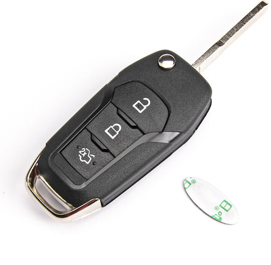 Autoschlüsselhülle Klappbar Ford Ranger T6 Fiesta Hu101 2 Tasten