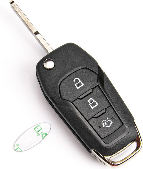 Autoschlüsselhülle Klappbar Ford Ranger T6 Fiesta Hu101 2 Tasten