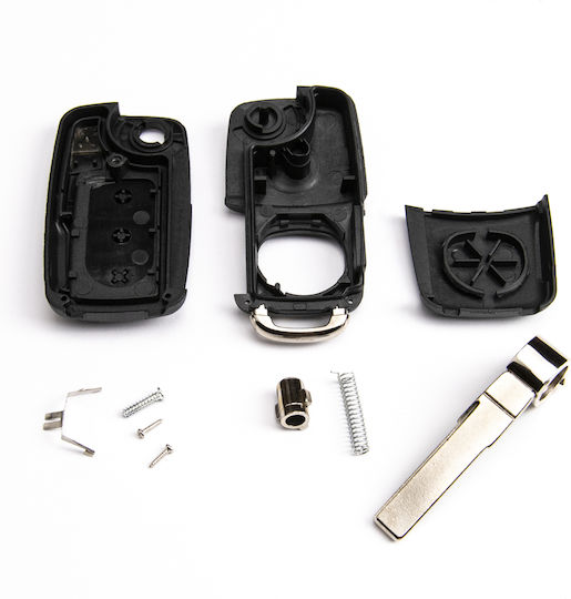 Foldable Key Shell Vw Touareg Phaeton 3 Buttons