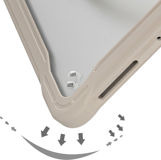 Avizar Hülle Ipad Air 11 M4 2026 Stoßfeste Bumper Ecken Handgriff Stand Beige