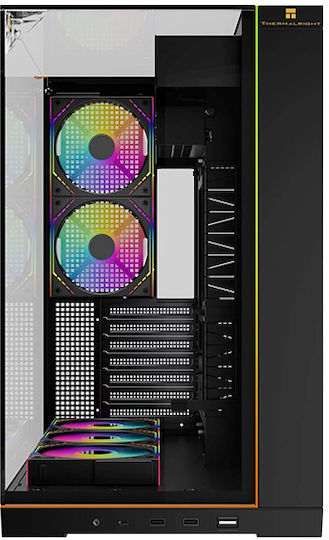 Thermalright A70 ARGB Gaming Midi-Turm Computergehäuse mit Seitenfenster Schwarz