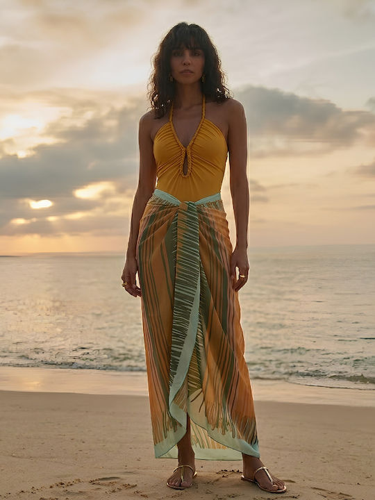 Sunset Glow Παρεό Παραλίας Τροπικό Σχέδιο Sunset Glow Παρεό Παραλίας Τροπικό Σχέδιο