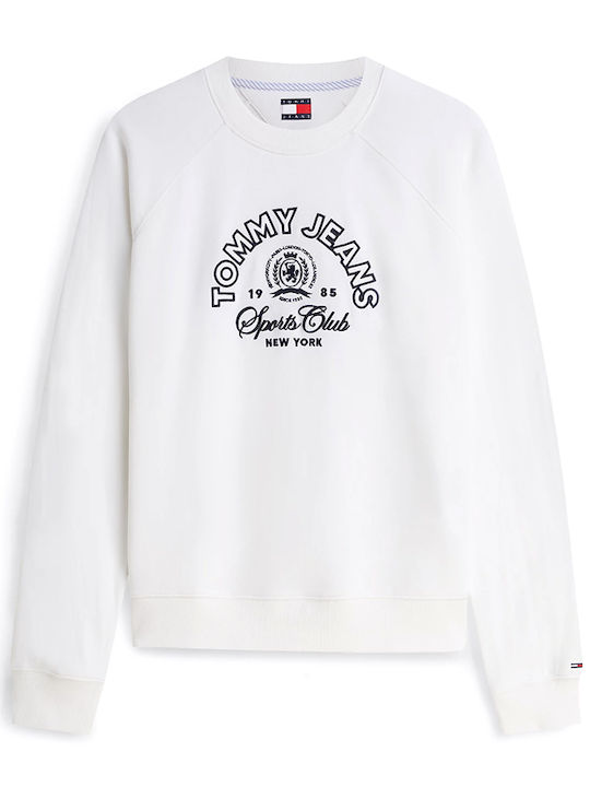 Logo Long Women's Sweatshirt White-Blue