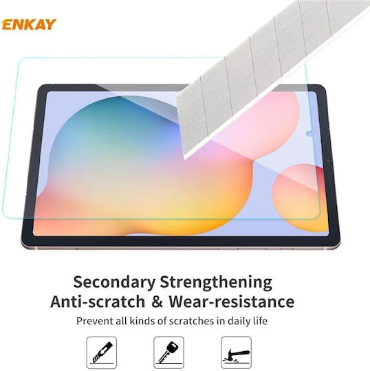 Protectoare De Ecran Din Sticlă Temperată Samsung Galaxy Tab S6 Lite Protecție Maximă Claritate 0.33mm Strat Oleofobic Anti-Amprentă Skdr 3d Tab Sticlă Neagră