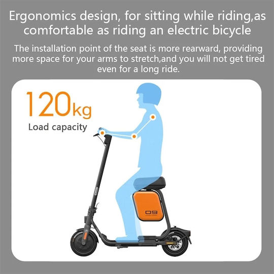 Seat Saddle Electric Scooter Segway Ninebot F20 F25 F30 F40 Shock Absorber & Storage Space 10l