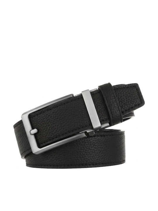Men's Blue Leather Belt