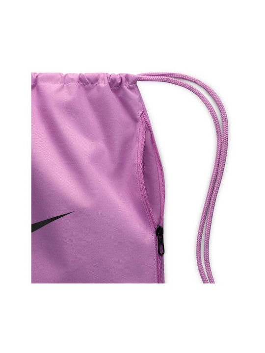 Nike Brasilia Drawstring Women's Shoulder Gym Bag Purple