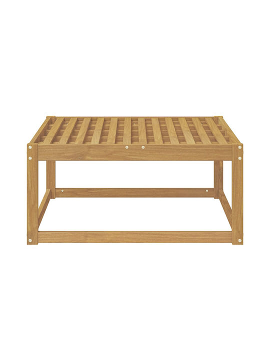 Hölzernes Gartenhocker Weiß 79x79x37cm