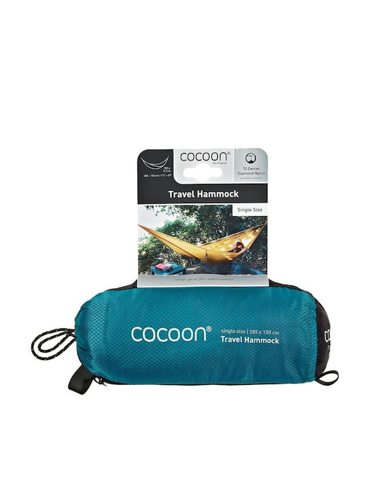 Cocoon Пътнически Текстилен Тюркоазен Хамак 285x150см Cocoon Пътнически Текстилен Тюркоазен Хамак 285x150см