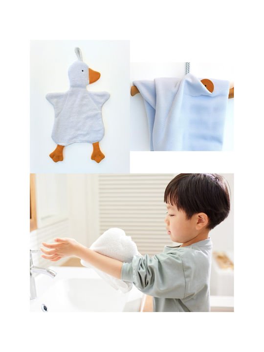 SteweHome Βρεφική Πετσέτα Προσώπου/Χεριών Πάπιας
