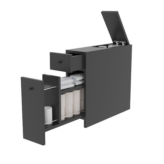 Έπιπλο Μπάνιου Ανθρακί Celana 60x20x55