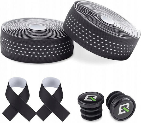 Rockbros Bdtk-bkw Bicycle Handlebar Tape Black White
