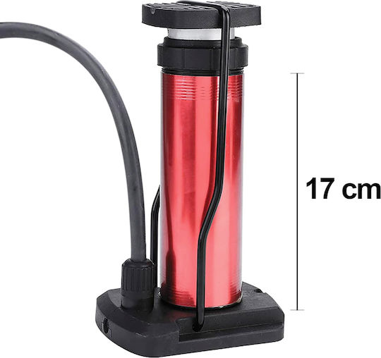 Avizar Multifunction Foot Pump Pressure 100 Psi Hose Black Red