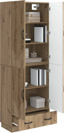 Hanging Living Room Cabinet Made of Oak Particle Board