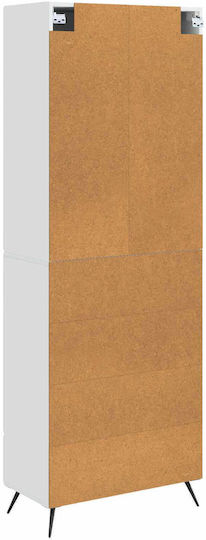 Библиотеки Бяла (2 Броя) 66x34.5x90 см