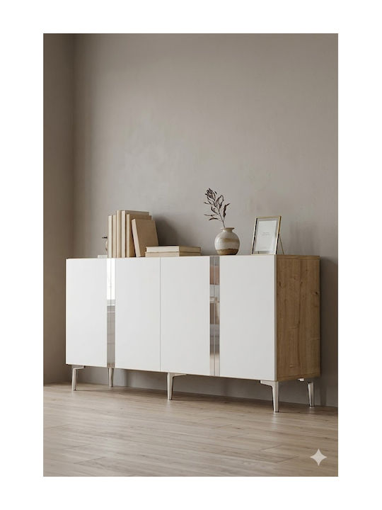 Bufet Din Lemn Stil Modern 150x32x75cm