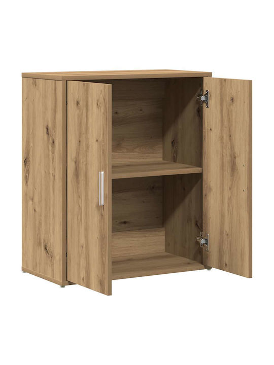 Wooden Sideboard Artisan Oak 60x31x70cm