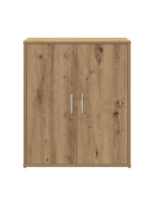 Wooden Sideboard Artisan Oak 60x31x70cm