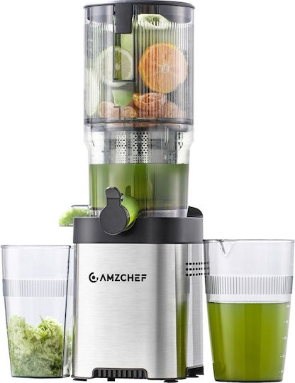 Amzchef Slow Press Juicer Silver
