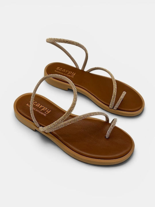 Women's Flat Sandals Rose Gold