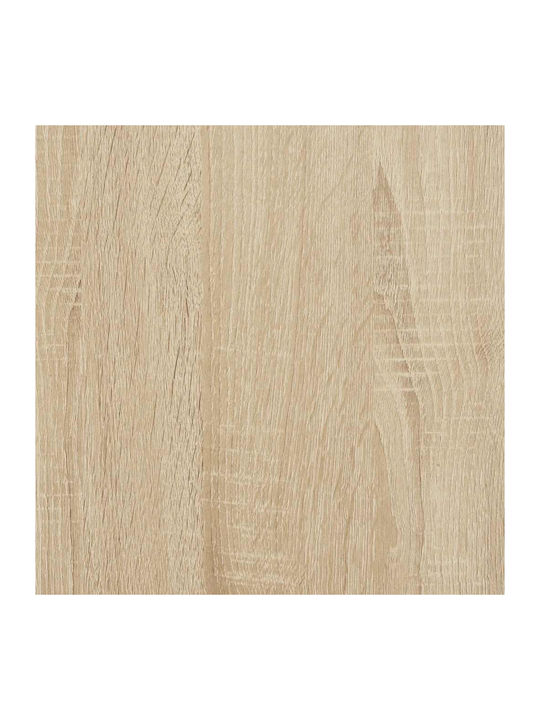 Square Central Coffee Table Wooden Sonoma Oak L70xW70xH34.5cm