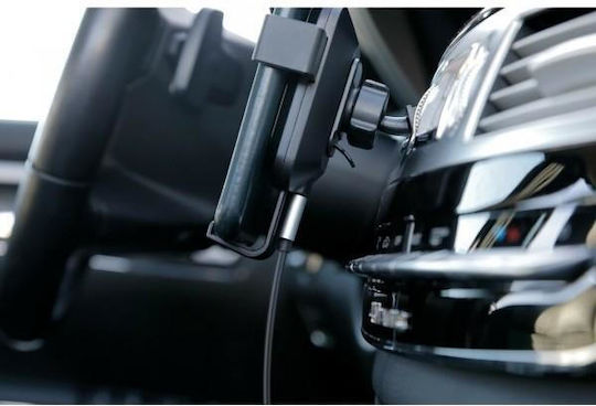 Lampa Car Mobile Mount with Adjustable Hooks and Wireless Charging 10W Black