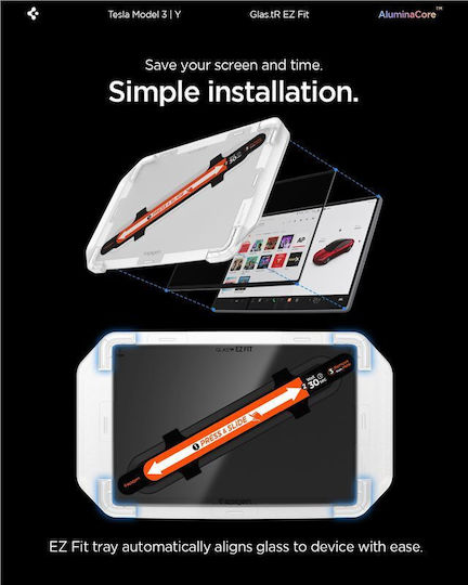 Spigen Προστατευτικό Οθόνης Ηχοσυστήματος Αυτοκινήτου