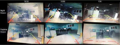 Dual Reverse Camera Truck Bus or Caravan Waterproof Cover Night IR Function