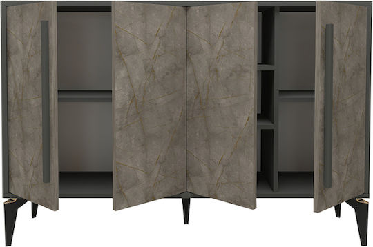 Bufet Din Lemn Multicolor 140x35x95cm