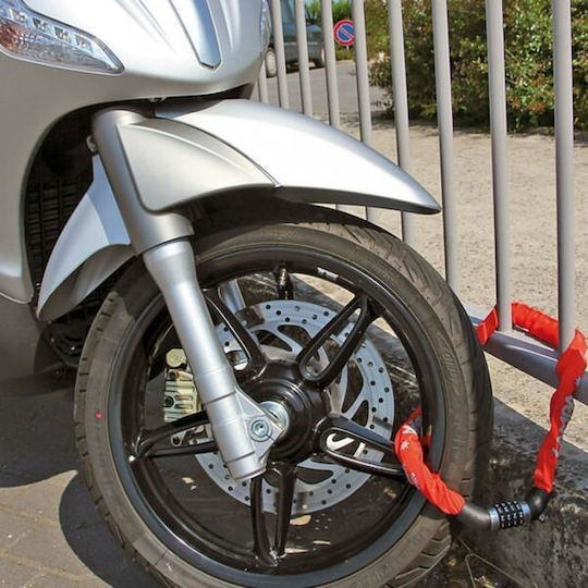 Lampa Anti-theft Motorcycle Chain Lock with 100cm Length Black Colour
