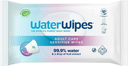 WaterWipes Hypoallergenic Baby Wipes 99.9% Water Alcohol-Free Parabens Free 30pcs