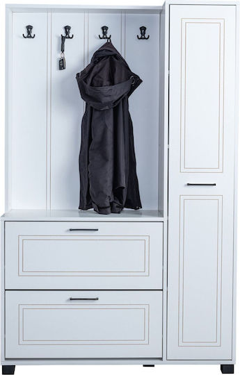 Hallway Furniture with Wardrobe Classic / Classic 115cm / 115x37cm / 37x183cm / 183cm