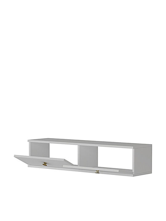 Έπιπλο Τηλεόρασης Λευκό Μ120xΠ30xΥ26cm