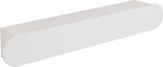 Έπιπλο TV Επιτοίχιο Λευκό 180x31x30εκ. Έπιπλο TV Επιτοίχιο Λευκό 180x31x30εκ.