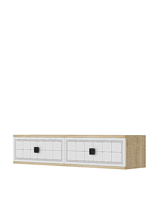White TV Stand L120xD30xH26cm