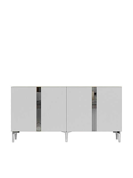 White TV Stand L150xD32xH75cm