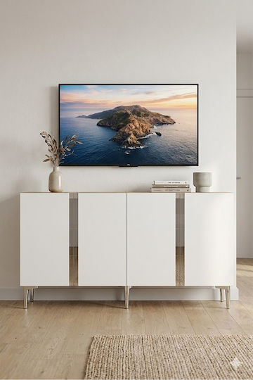 Έπιπλο TV Επιδαπέδιο Λευκό 150x32x75εκ. Έπιπλο TV Επιδαπέδιο Λευκό 150x32x75εκ.