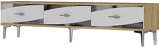 Έπιπλο TV Επιδαπέδιο Λευκό 180x30x41εκ.