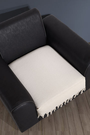 SteweHome Πολυθρόνας Π70xΜ95cm Εκρού