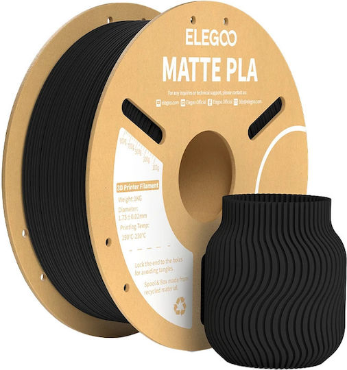 Elegoo PLA 3D Принтер Филамент 1.75мм Черен 1кг