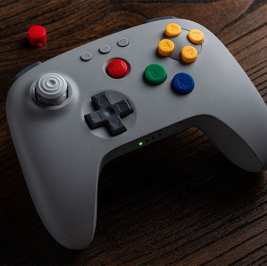 8Bitdo 64 Gamepad Wireless Pentru Switch 2 Gri