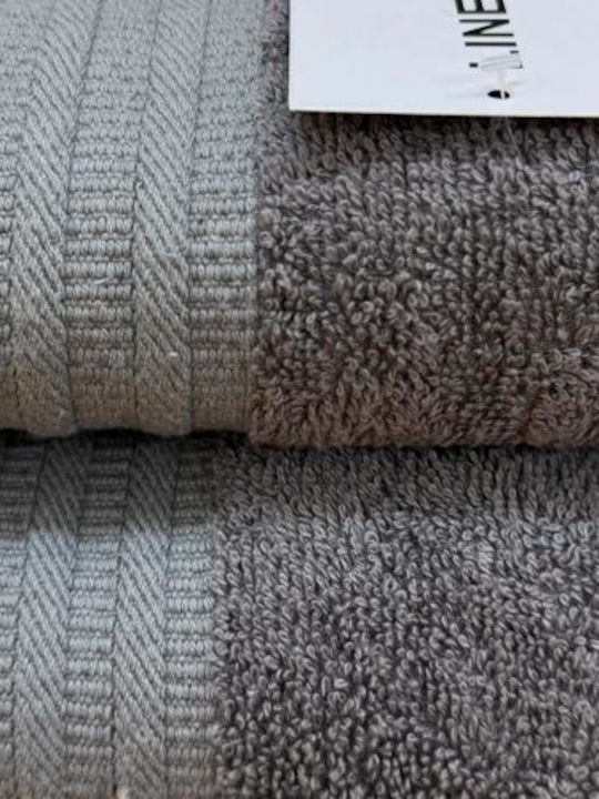Linea Home Πετσέτα Προσώπου Monde 50x90εκ. Bambaki Βάρους 480gr/m²
