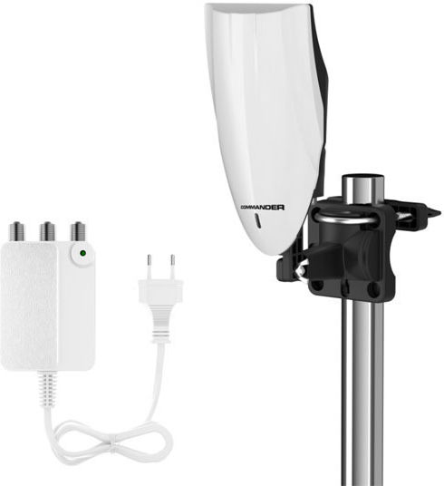 Commander INEX-610AMP Стайна / Външна Антена За Телевизори Не Изисква Захранване