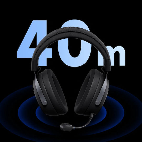 MCHOSE MC-X9-1 Căști Gaming Wireless Over Ear cu Conectivitate Bluetooth Albe pentru PC