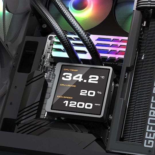 Cougar Poseidon Vistek Υδρόψυξη AIO CPU με 2 Ανεμιστήρες 120mm και ARGB Φωτισμό