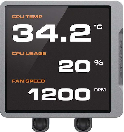 Cougar Poseidon Vistek Υδρόψυξη AIO CPU με 2 Ανεμιστήρες 120mm και ARGB Φωτισμό