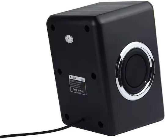 Kisonli T-005 2.0 Speakers 3W Black
