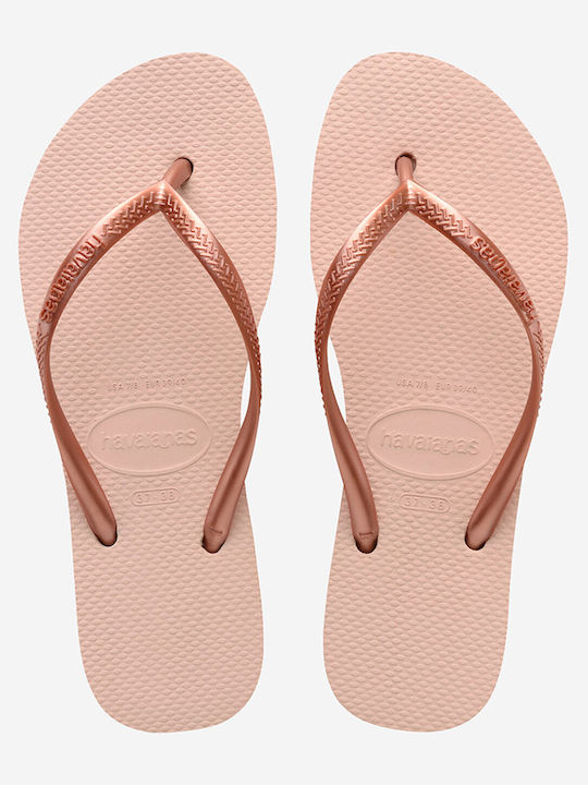 Slim Flatform Чехли На Платформа В Розов Цвят